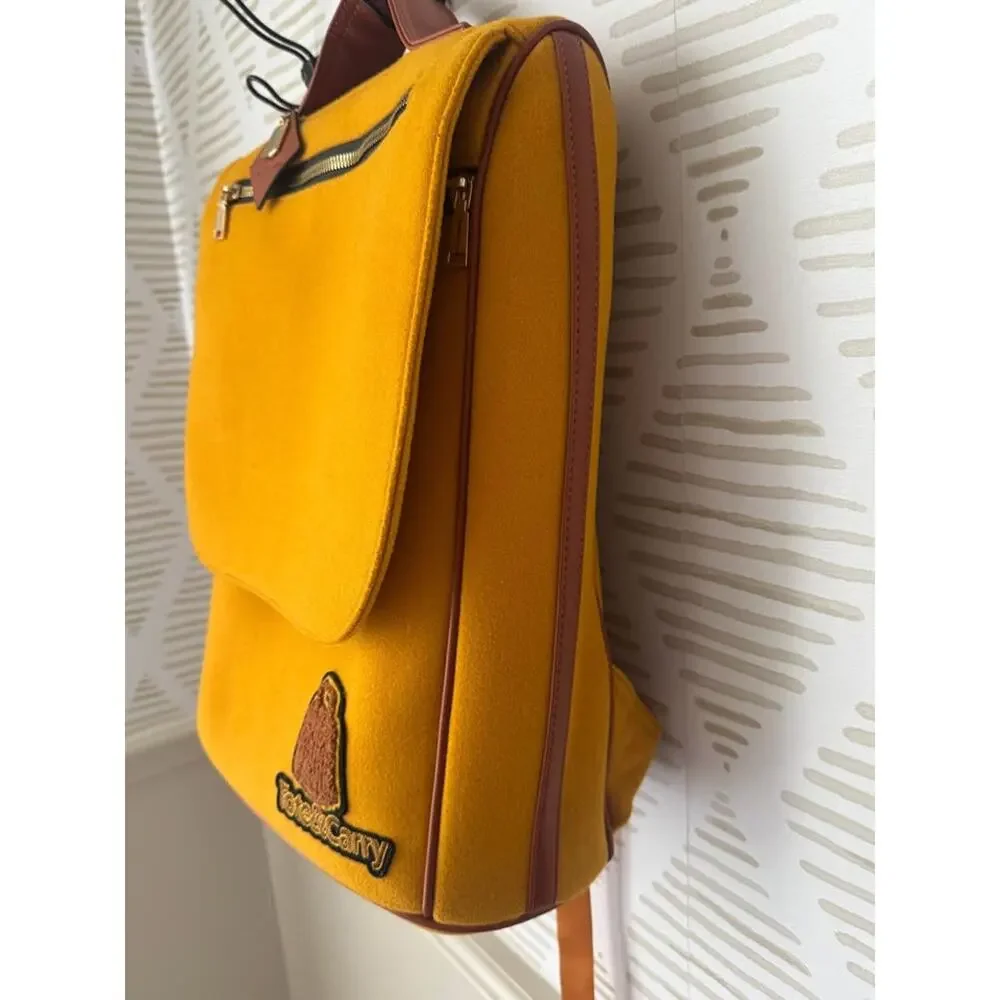 Tote&Carry Varsity Mustard Yellow Backpack